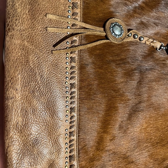 Delila leather cowhide western Purse - Picture 9 of 9